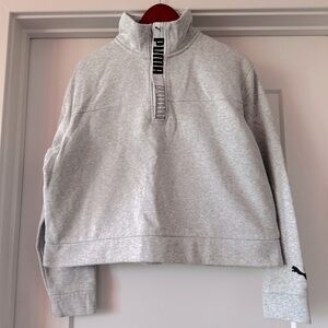 Puma Grey Quarter Zip Sweatshirt